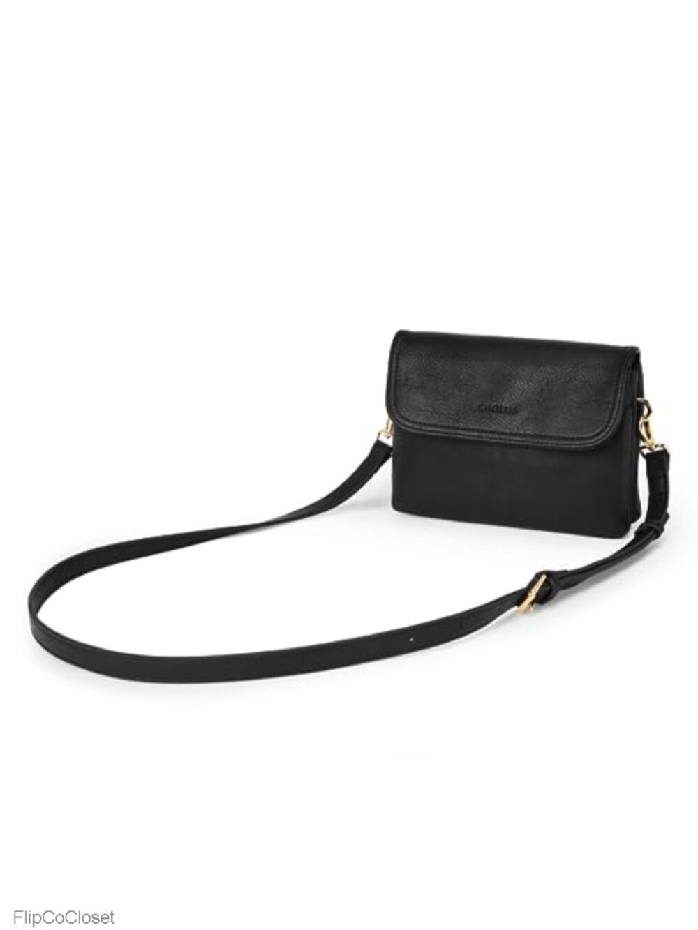 Vegan Leather Crossbody Bag Mini Travel Purse Adjustable Strap